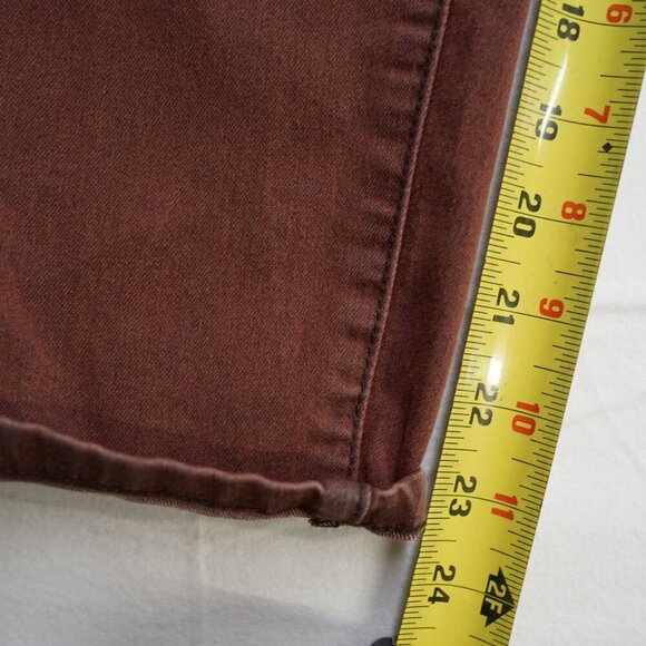 Free People 16515125 Pants, Womens Size W 28, Burgundy - Picture 6 of 9